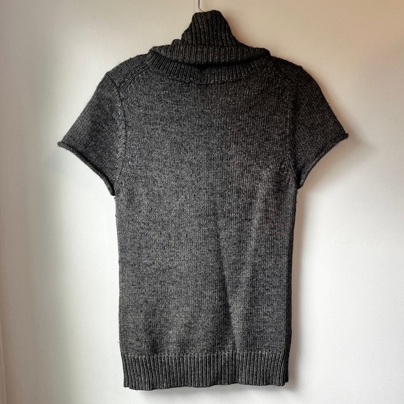 BCBGMaxAzria Cowl Neck Short Sleeve Sweater - Picture 5 of 9